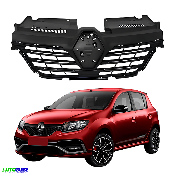 Grade Radiador Sandero Logan  2020 2021 2022 2023 (Sem Emblema)