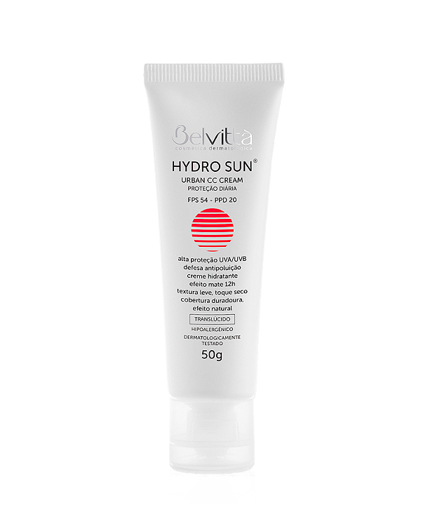 Hydro Sun CC Cream FPS 54 Translúcido