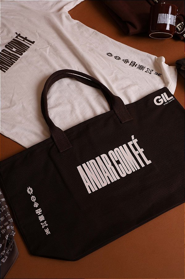 Bolsa Marrom - ANDAR COM FÉ