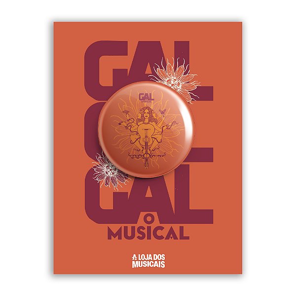 Botón Laranja - GAL O MUSICAL