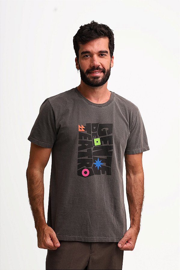 Camiseta Chumbo - Gente de teatro- Festival de Teatro