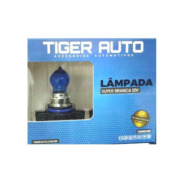 LAMPADA SUPER BRANCA H16 12V 55W 4200K PREMIUM PAR