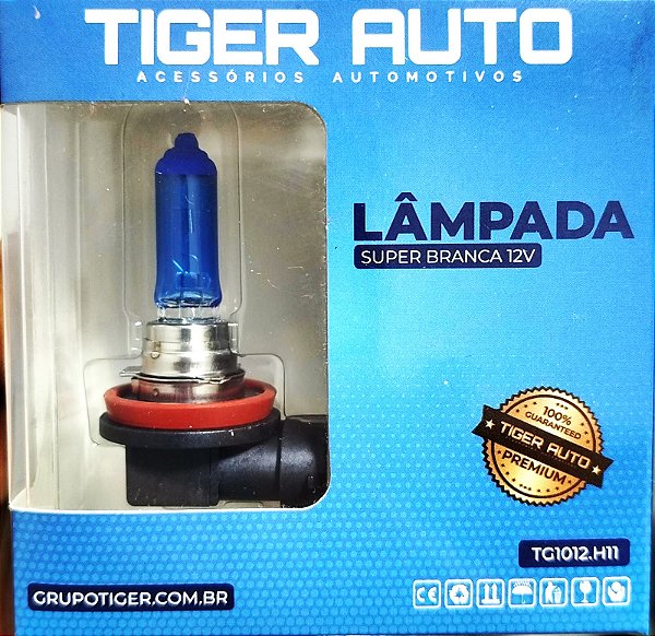 LAMPADA SUPER BRANCA 85000K H11 12V/55W PR
