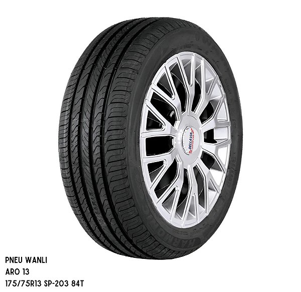 Pneu Wanli SP203 175/75R13 Aro 13 84T