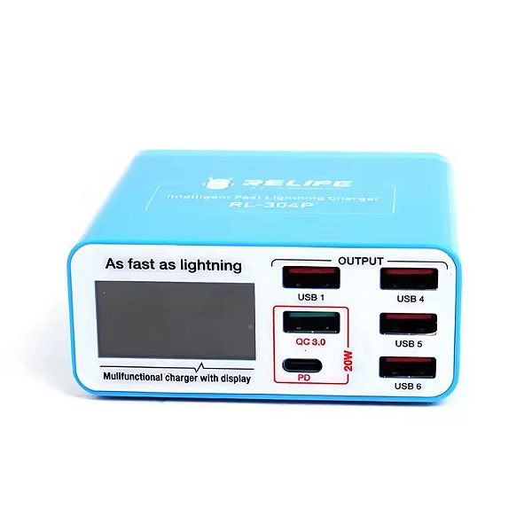 USB CHARGER RL-304P RELIFE 6 PORTAS