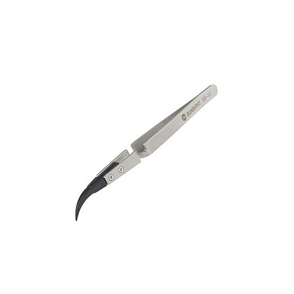 PINÇA CURVA SUNSHINE SE-15 PONTA CERAMICA
