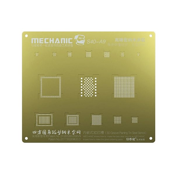 STENCIL MECHANIC S40 A9 IPHONE 6S - 6S PLUS