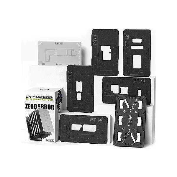 SUPORTE PLACA INTERPOSE REBAILLING IPHONE STENCIL X AO 15 - LUOWEI PT-01