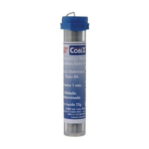 FIO DE SOLDA COBIX 1 mm 22g