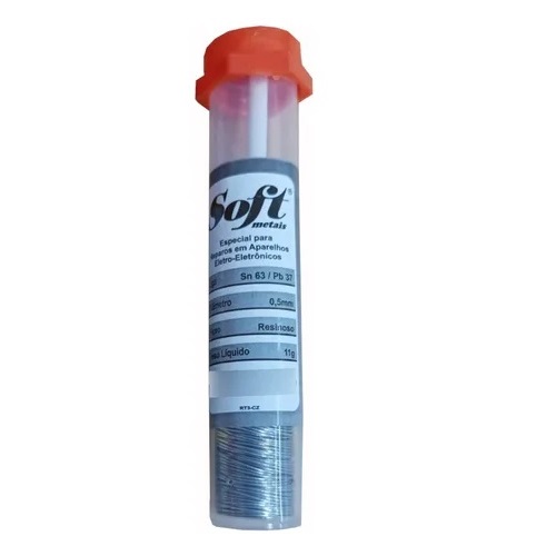FIO DE SOLDA SOFT TUBETE  5 mm / 11 g