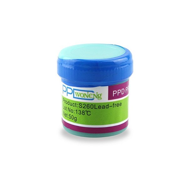 SOLDA EM PASTA S260 PPD 138° 50G