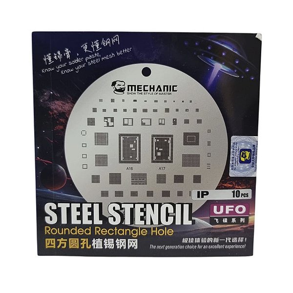 KIT STENCIL IPHONE 8G AO 16 PRO MAX - UFO