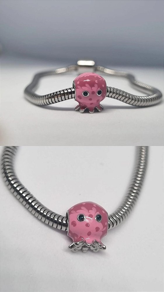 Berloque Separador Polvo Rosa