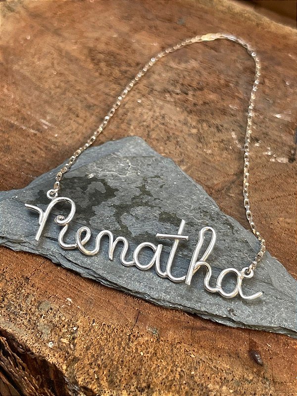 Joia com Escrita Personalizada