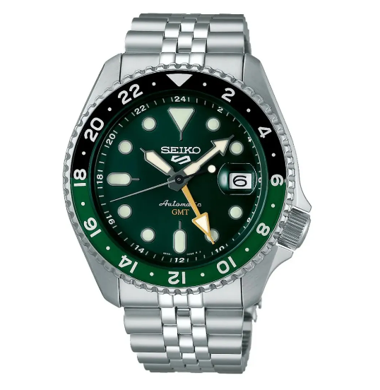 Relógio Seiko Masculino - Automático GMT 5 Sports - SSK035B1