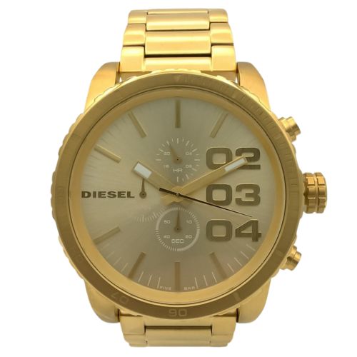 Relógio Diesel Masculino - Cronógrafo Dourado - DZ4268B1.C2KX