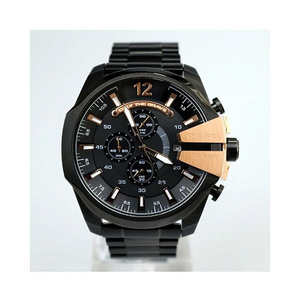 Relógio Diesel Masculino - Mega Chief Preto - DZ4309B1.P2PX