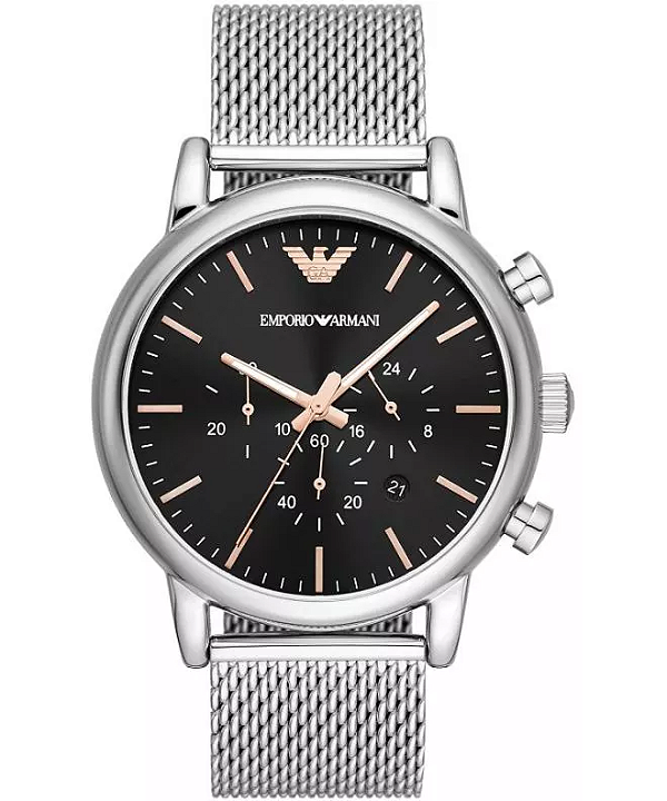 Relógio Empório Armani Masculino - Luigi com Pulseira de Esteira AR11429B1.P1SX