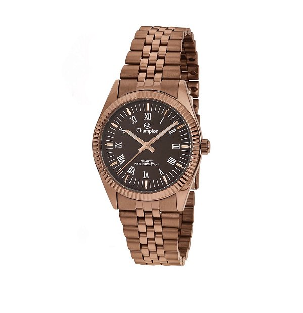 Relógio Champion Feminino - Marrom com Fundo Marrom - CH24777R