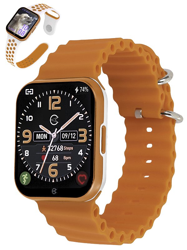 Relógio Champion SmartWatch - CH50033M - 2 Pulseiras