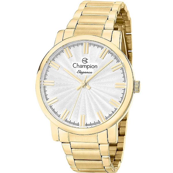Relógio Champion Feminino com Semi Joia - Dourado - CN26037W