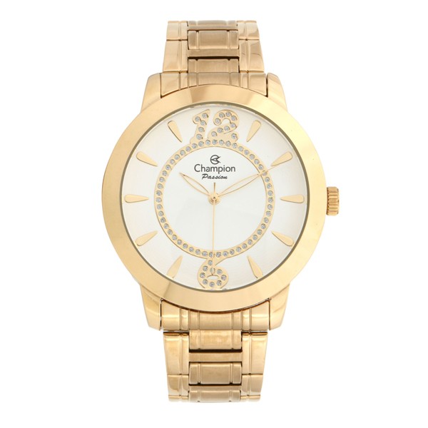 Relógio Champion Feminino com Semi Joia - Dourado - CH24259D