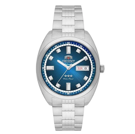 Relógio Orient Masculino - Heritage Automático 3 Estrelas - YN6SS004.D1SX