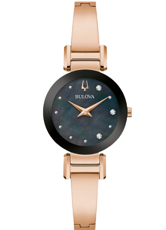Relógio BULOVA Feminino Marc Anthony MODERN 97P163 Diamantes