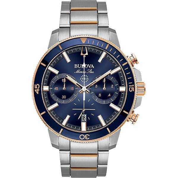 RELOGIO BULOVA 98B301N MARINE STAR