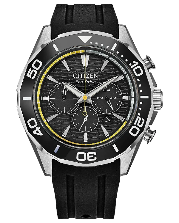 RELOGIO CITIZEN ENDEAVOR CHRONO CA4730-08E ECO-DRIVE SAFIRA