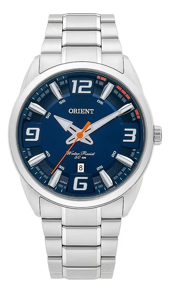 Relógio Orient Masculino Prata - MBSS1359-D2SX