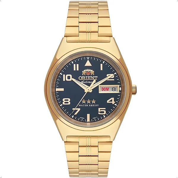 Relógio Orient Masculino Automático 469GP083NH-D2KX Clássico Dourado