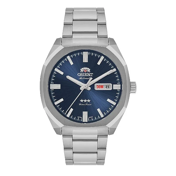 Relógio Orient Masculino Automático NH3SS008-D1SX Mostrador Azul