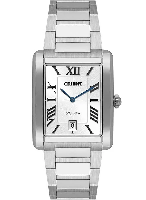 Relógio Orient Tank Eternal GBSS1058-B3SX Masculino Safira Branco