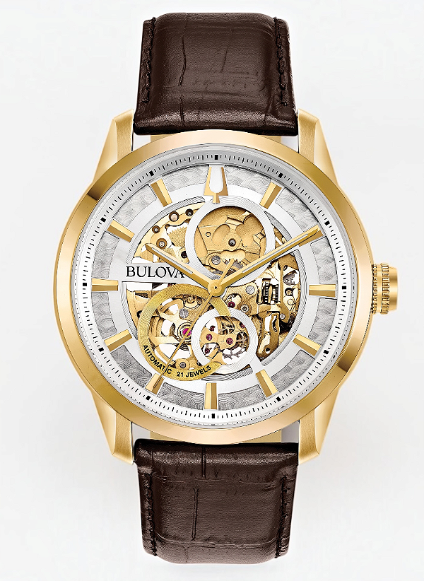Relógio Bulova - Skeleton Classic Sutton - 97A138