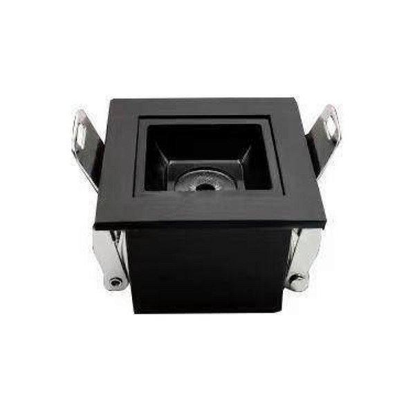 SPOT PICCO DE EMBUTIR PRETO 3W 3000K