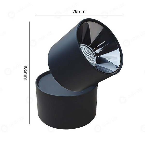 SPOT LED VERTICE DIRECIONÁVEL 15W 3000K