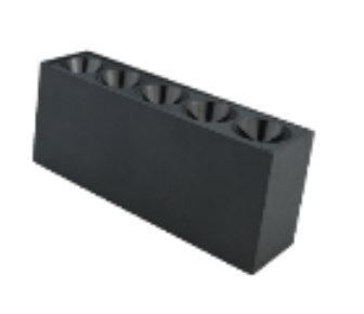 SPOT SOBREPOR MATRIX 10W PRETO 3000K 750LM