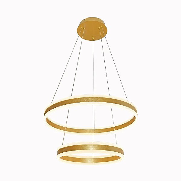 PENDENTE 40/60CM 3000K CABO 2,5M LUZ DIRETA E INDIRETA BIVOLT