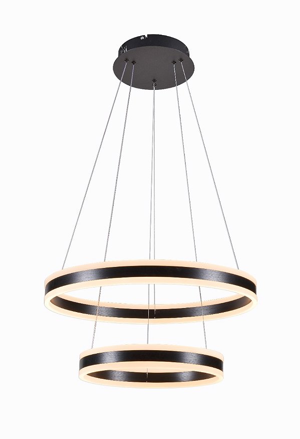 PENDENTE 40/60CM 3000K CABO 2,5M LUZ DIRETA E INDIRETA BIVOLT