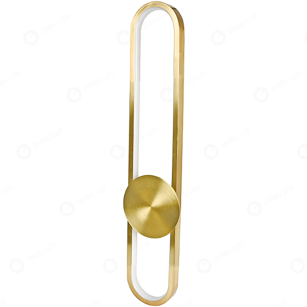 EBAR80397 ARANDELA ARCUS DOURADO 12W 3K4K6K IP20 BIVOLT