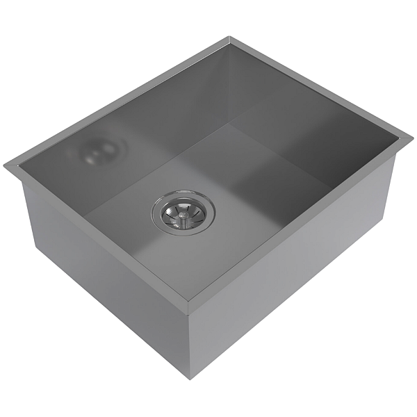 Cuba Quadrada Sobrepor Inox 304 - 50x40cm