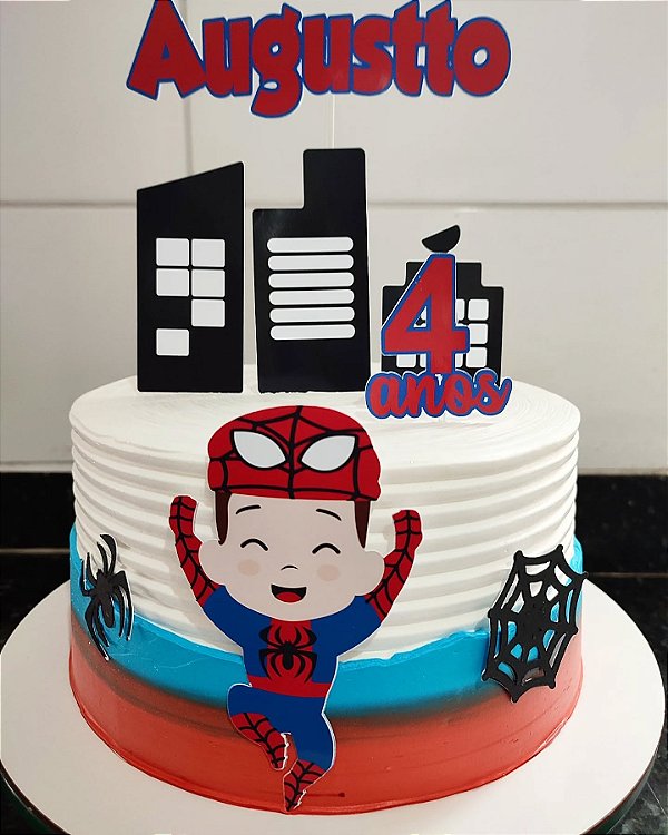 Arquivo digital tema homem aranha baby