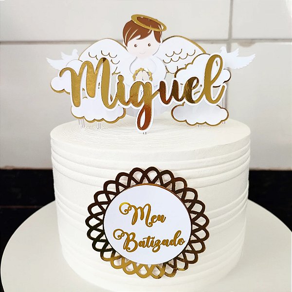 Arquivo digital tema batizado menino