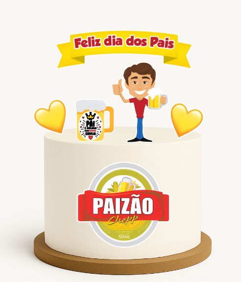 Arquivo digital tema dia dos pais com cerveja