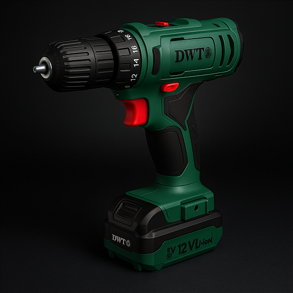 Parafusadeira Furadeira Bateria bivolt Potência 12 V Cor: VERDE