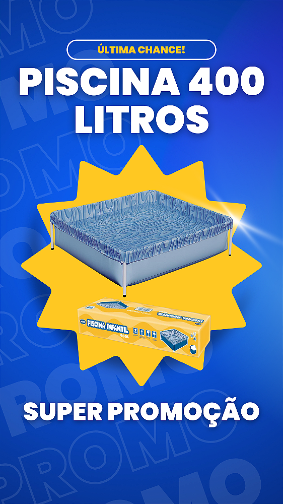 Piscina Infantil Estruturada 400L