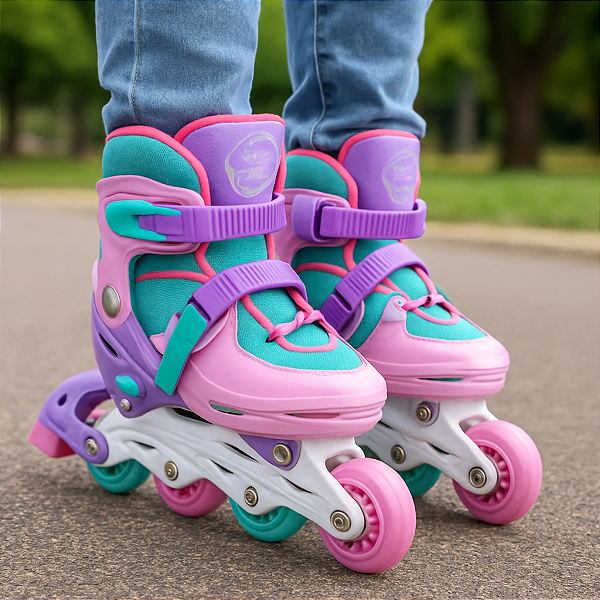 Patins Quad Uni Toys / ROSA / Quad