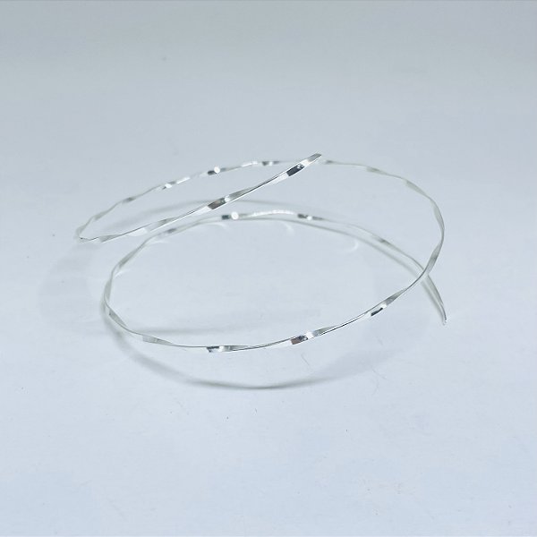 BRACELETE BRAÇO TORCIDO PRATA 925