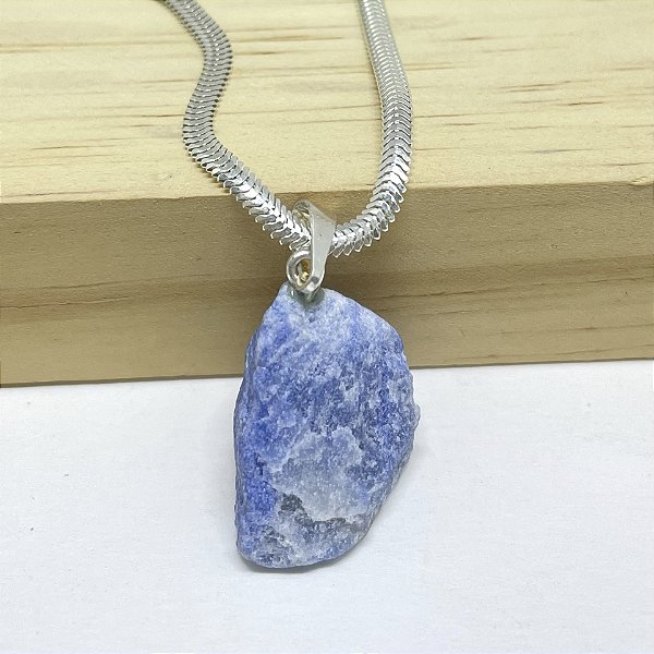 PINGENTE  QUARTZO AZUL-EQUILÍBRIO